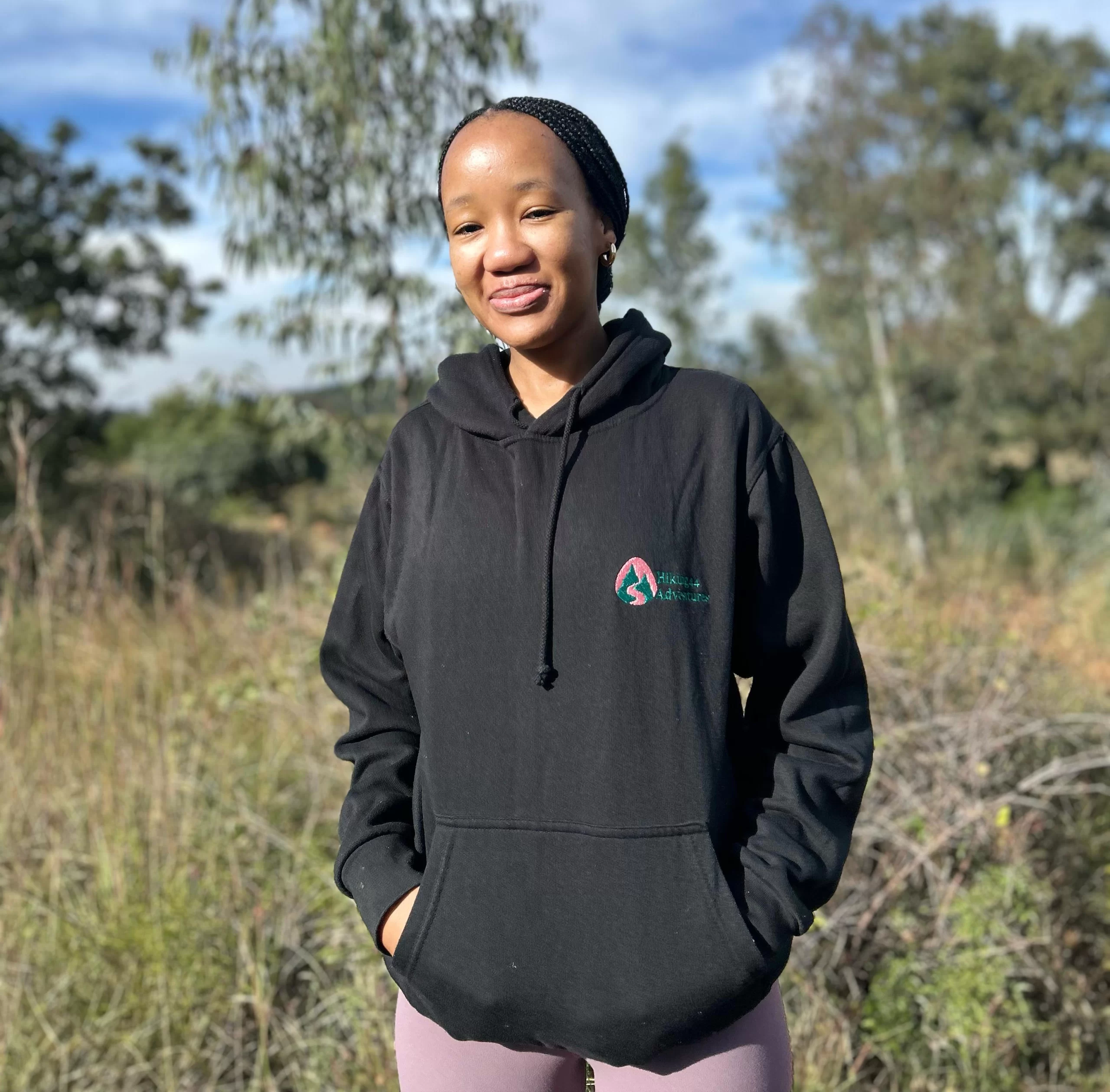 Black Hiking44 Hoodie